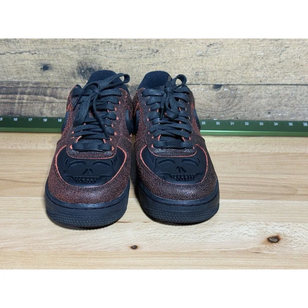 🔥💀Nike Air Force 1 Low Halloween Skull HV2016 001 Size 8 Or  Womans 9.5 NEW